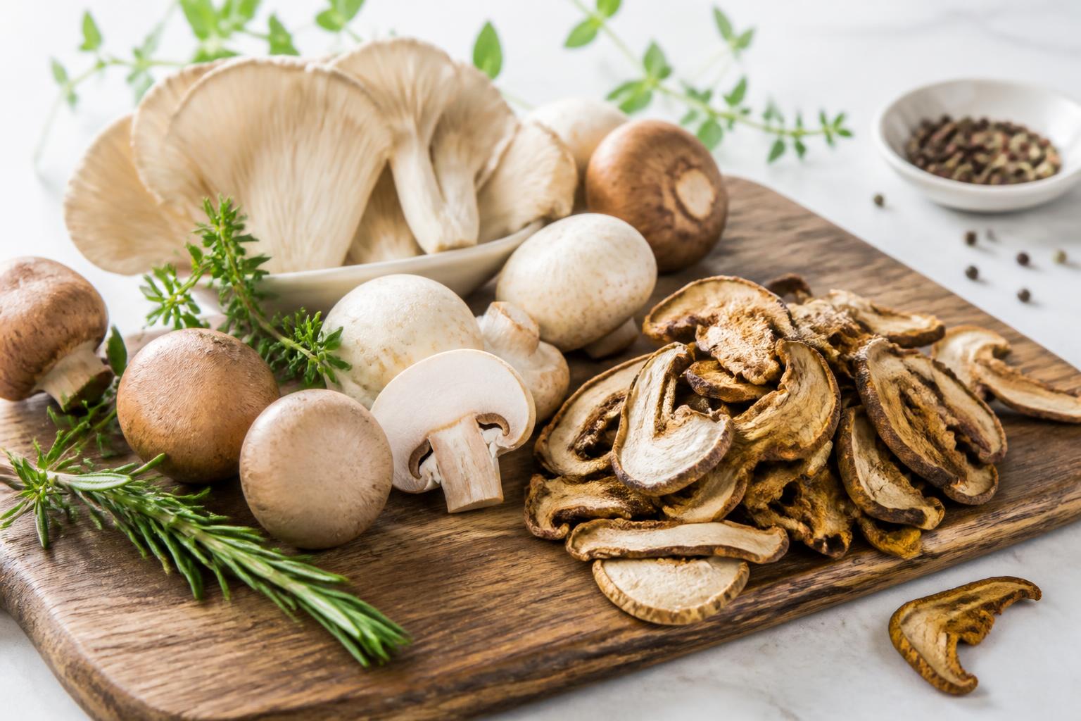Funghi e dieta low FODMAP, champignon, porcini e pleurotus sono consentiti?